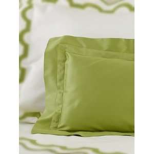  Matouk Nocturne Boudoir Pillow Sham   Ivory Leaf