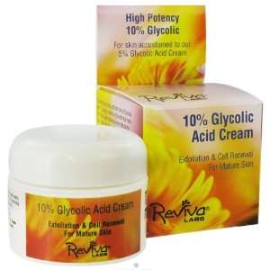 Reviva Labs 10% Glycolic Acid Cream   1.5 Oz (image may vary)