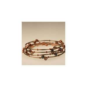 Seasonal Whispers Desinger Bracelet, Copper & Morion, Beautifully hand 