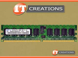 SAMSUNG 1GB 1RX4 PC2 3200R REGISTERED ECC DDR2 400 MEMORY MODULE