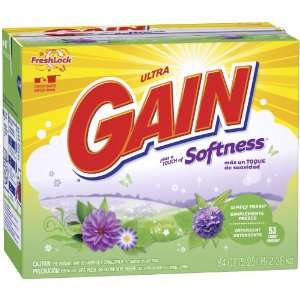 Gain Ultra Powder Detergent with FreshLock, Touch of Softness Simply 