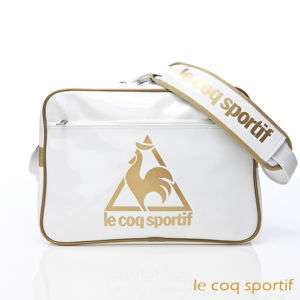 BN Le coq sportif Messenger Shoulder Bag *White*  
