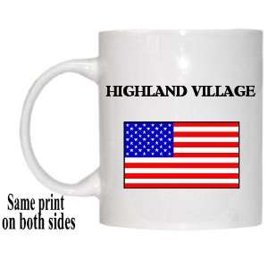  US Flag   Highland Village, Texas (TX) Mug Everything 