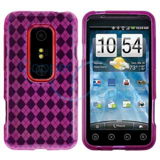   Silicone Gel Cover Case for HTC EVO 3D Accessory Mobile Phone  