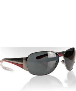 Prada black and red aviator sunglasses  