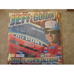 NASCAR Jeff Gordon   2000 Calendar Starline Inc.  Books