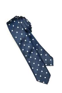 Filippa K Dark Navy Polka Dot Tie for men  