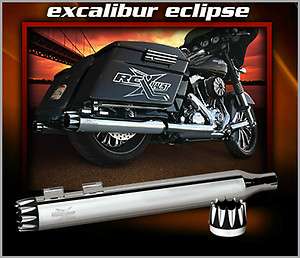   Excaliber 4 INCH Slip on Mufflers for Harley Touring Models  