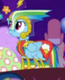 My Little Pony FIM Custom 20% Cooler Rainbow Dash Blind Bag Ponyville 