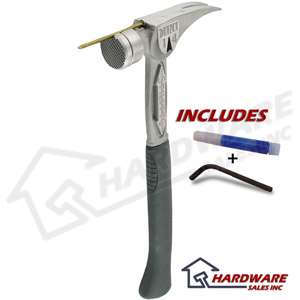 Titanium Handle with a contoured grip offers the same hit as a 24oz 