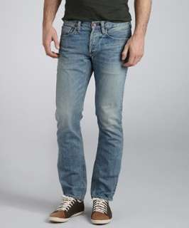 Gilded Age hudson rider wash faded bootcut jeans   