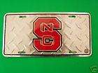 NC State Wolfpack   Aluminum Car/Truck License Plate  