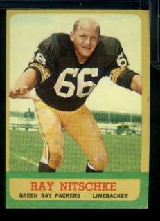 NH) 1963 Topps #96 RAY NITSCHKE *Green Bay Packers  