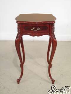 2793 French Style 1 drawer Mahogany Nightstands w Curved Legs  