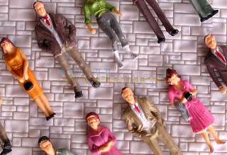 650 pcs O scale 148 Painted Figures People Passenger F  