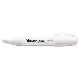 Sharpie Paint Markers Wide Point White SAN35568 071641355682  