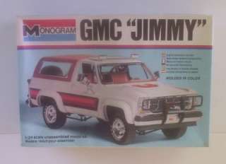   GMC JIMMY SUV Monogram 124 VINTAGE Model Opened Kit Truck SUV  