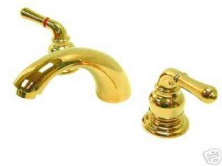 Polished Brass Bathroom Sink Faucet New KB952  