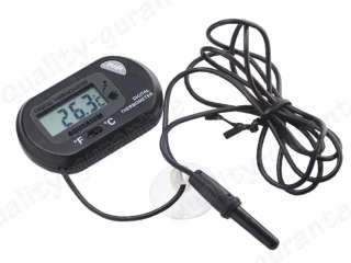 LCD Fish Tank Thermometer Turtle Submerging Temperature Digital 