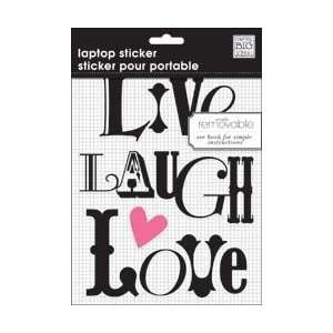   X8.5 Sheet Live Laugh Love; 3 Items/Order Arts, Crafts & Sewing