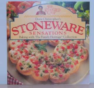 The Pampered Chef Stoneware Sensations Cookbook Recipes 1997  