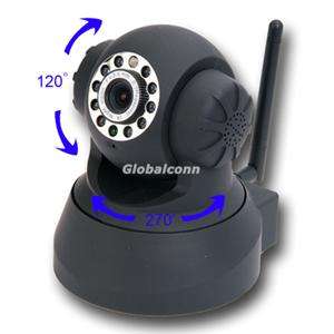 Wireless WiFi Pan Tilt IP Internet Camera CCTV Audio (Adjustable 