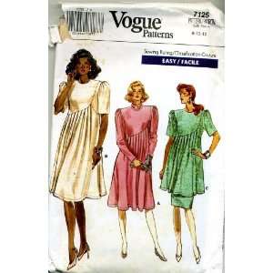  Vogue Easy Maternity Dress Tunic and Skirt Sewing Pattern 