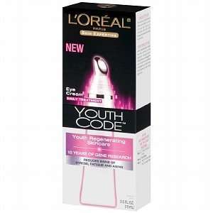  LOreal Youth Code Eye Cream Daily Treatment 0.5 fl oz 