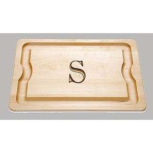  Handmade monogrammed meat lovers carving board by jk adams 