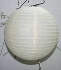 6x ivory paper lanterns lamp shades size 12 