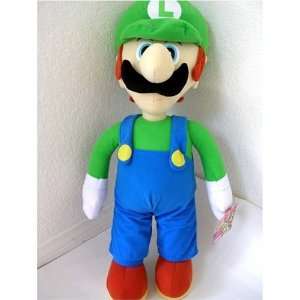   Super Nintendo Stuffed Animal   Luigi 28in Plush Toy Toys & Games