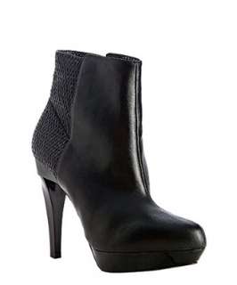 Stella McCartney black faux leather ankle boots   