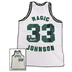  Magic Johnson Autographed Jersey   Authentic Sports 
