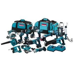  Makita LXT1500 18 Volt LXT Lithium Ion Cordless 15 Piece 