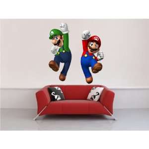 36 Mario & Luigi Combo Set Wall Graphics decals Home Game Kids Boys 