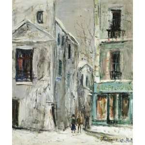  FRAMED oil paintings   Maurice Utrillo   24 x 28 inches 