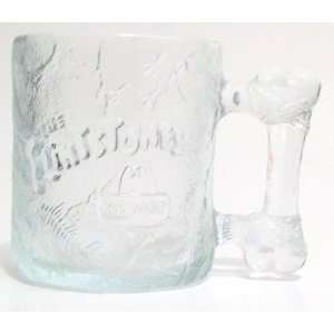  McDonalds Flintstones PRE DAWN Glass Mug c1993 Collectible 