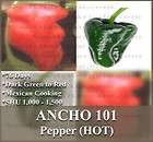 HOT Pepper seeds *BST* ANCHO POBLANO CHILE ~SHU 1   5 K