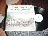 Scots Guards Pipes and Drums Marches Angel Vinyl LP VG  
