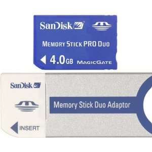  4GB Memory Stick Pro Duo Memory Card Electronics