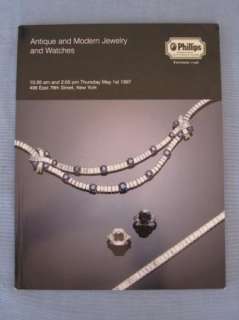 Phillips Catalog Antique and Modern Jewelry Watch 1997  