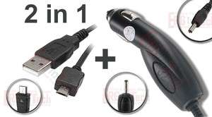 2in1 Car Charger+Data Cable For Straight Talk Nokia 6790 E71  