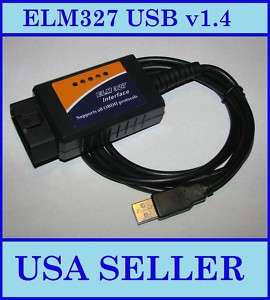ELM327 USB Interface OBDII OBD2 Diagnostic Scanner V1.4  