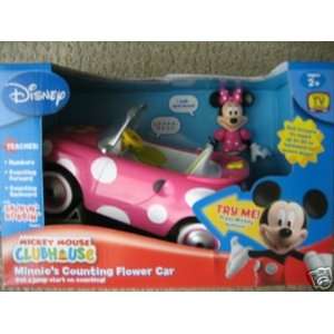  Mickey Mouse Clubhouse Minnies Counting Flower Car Toys 
