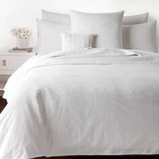 Barbara Barry Simplicity Stitch KING Duvet Cover White 046249500475 