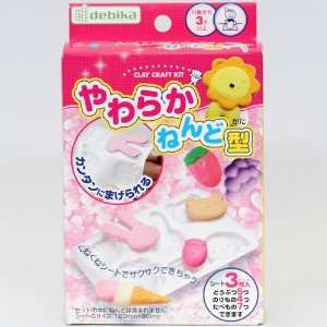  Mold Set for Paper Clay for Miniature from Japan Toys 