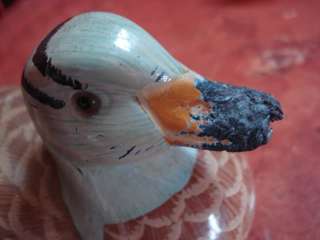 VINTAGE OLD CELLULOID DUCK/DECOY/TOY DUCK CELLULOID HANDPAINTED no 