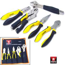 PC SOFT GRIP PLIER & ADJUSTABLE WRENCH COMBO SET  