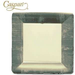   Caspari Paper Plates 5815DP Silver Leaf Dinner Plates 