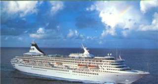 Royal Princess Cruise Ship old postcard VF LOVE BOAT  